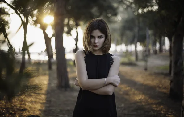 Взгляд, девушка, Evelin