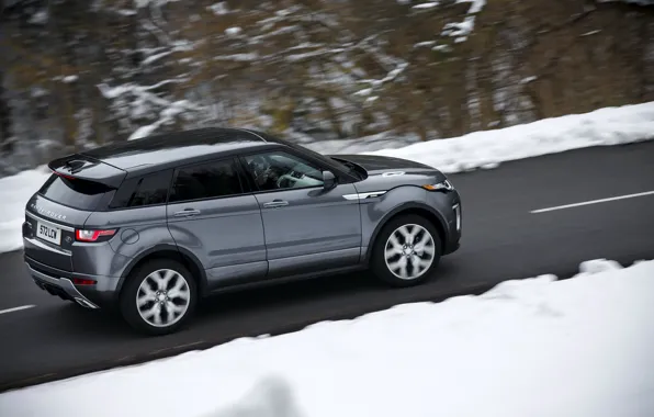 Дорога, car, машина, снег, скорость, Land Rover, Range Rover, road