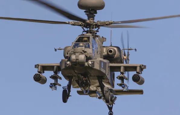 Вертолёт, Apache, AH-64D, ударный, «Апач»