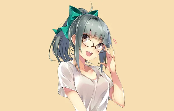 Girl, long hair, anime, beautiful, pretty, attractive, handsome, shirt