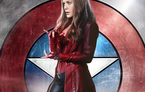 Картинка Scarlet Witch, Elizabeth Olsen, Wanda Maximoff, Captain America: Civil War, Первый мститель: Противостояние