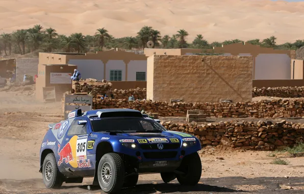Пустыня, Volkswagen, оазис, Touareg Race