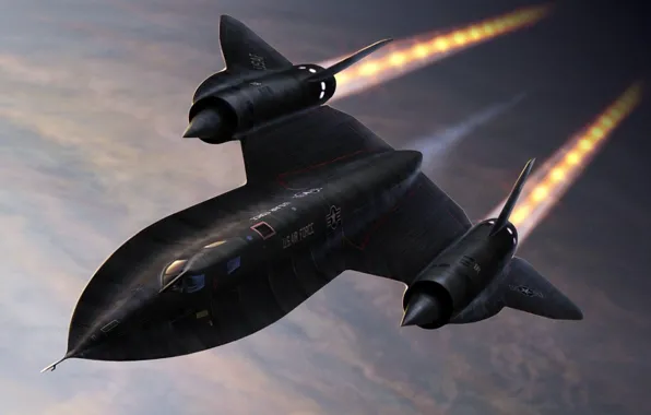Картинка blackbird, lockheed plane, top speed, sr 7 1