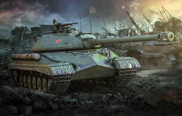 Картинка World of tanks, ИС-8, Т-10, Объект 730, ИС-5