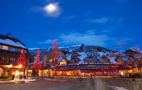 Картинка city, город, Canada, Whistler