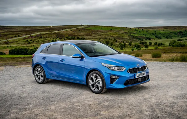 Синий, KIA, Ceed, First Edition