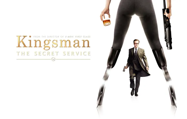 Картинка оружие, мужчина, триллер, боевик, 2014, Kingsman, The Secret Service, Секретная служба