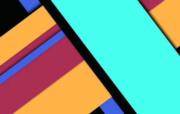 Синий, желтый, полосы, голубой, черный, геометрия, design, color