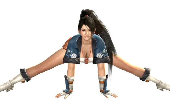 Взгляд, девушка, поза, рендеринг, игра, Dead or Alive 5, Momiji