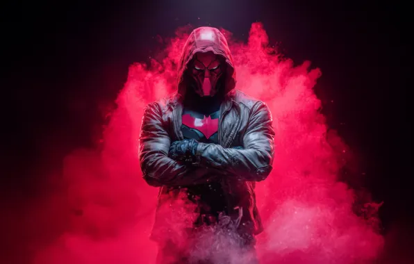 Symbol, danger, red hood
