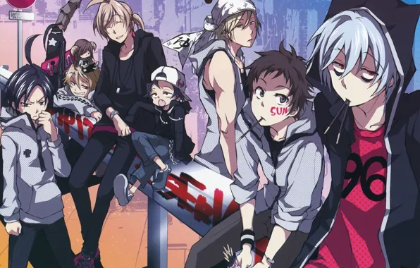 Аниме, парни, слуга вампир, Servamp