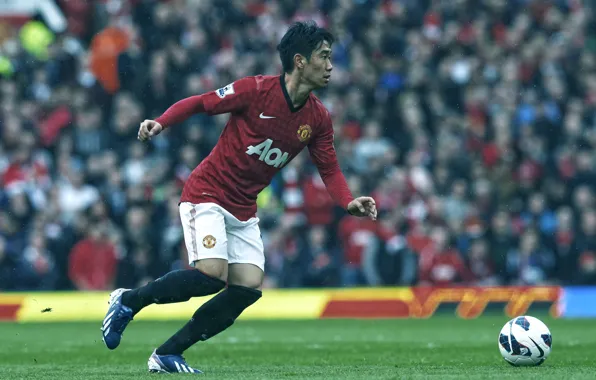 Спорт, Футбол, Football, Манчестер Юнайтед, Old Trafford, Manchester United Football Club, Олд Траффорд, Shinji Kagawa