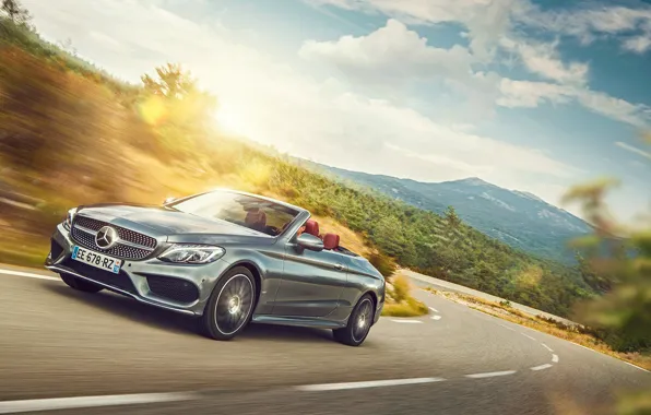 Дорога, транспорт, Mercedes-Benz, поворот, автомобиль