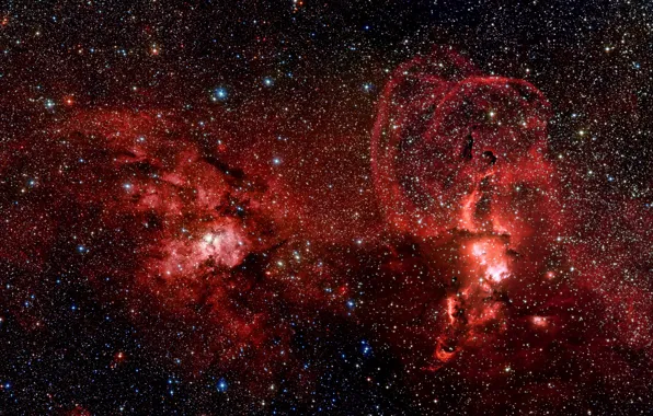 Nebula, Chili, La Silla Observatory, Constellation Carina, MPG/ESO 2.2-metre telescope, Star formation regions, Southern Milky …