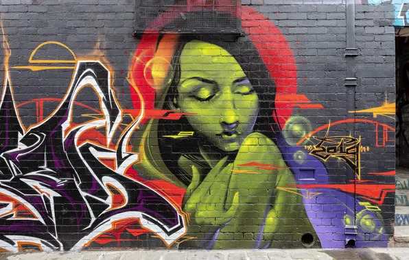 Картинка Graffiti, Melbourne, Australia, Windsor, Street Art, Steve Cross