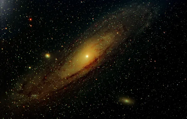 Космос, звезды, Andromeda Galaxy, M31