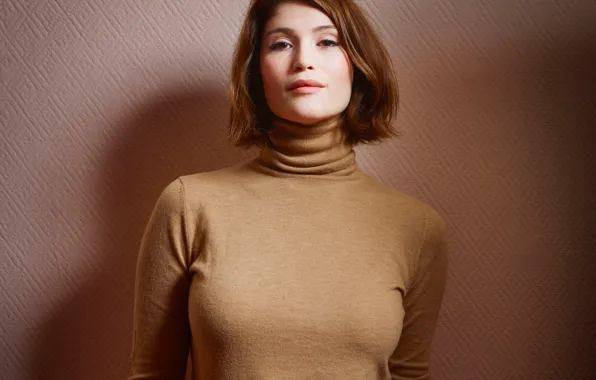 Девушка, улыбка, актриса, красавица, свитер, Gemma Arterton