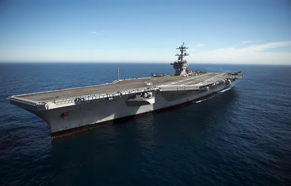 Картинка оружие, корабль, aircraft carrier, USS Carl Vinson