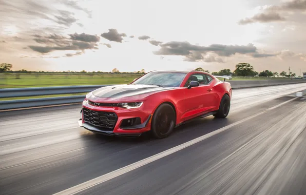 Скорость, Chevrolet, Camaro, Hennessey, ZL1, 2017, HPE850