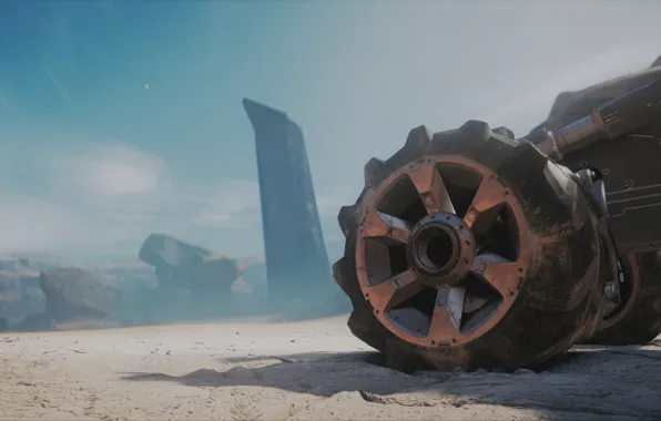 Авто, пустыня, планета, колесо, кочевник, Mass Effect Andromeda