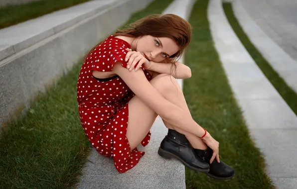 Платье, ножки, Лев Омельницкий, Olesya Kyzina