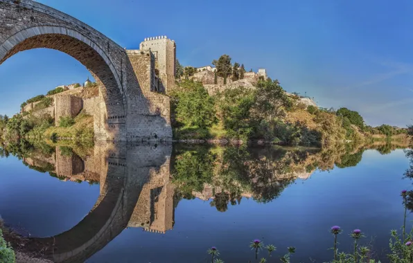 Картинка Испания, Толедо, Toledo, Puente de Alcantara