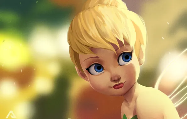 Fairy, Tinkerbell, by Andreanable