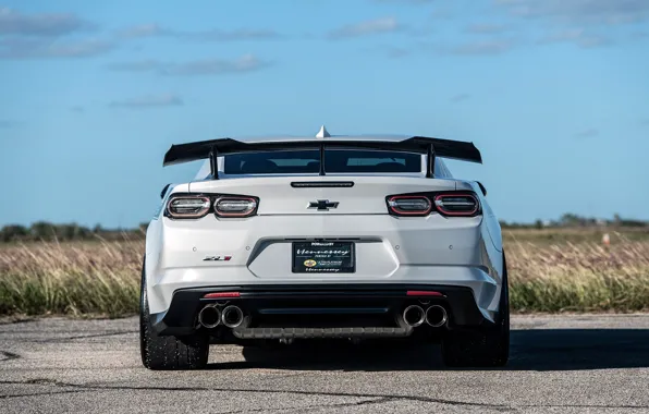 Картинка Chevrolet, Camaro, Hennessey, rear view, Hennessey Chevrolet Camaro ZL1 The Resurrection