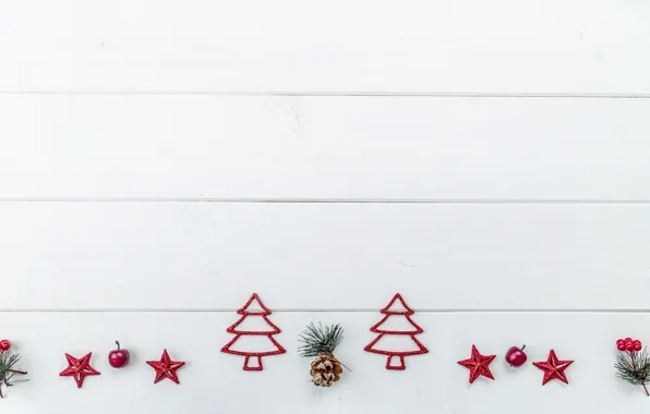 Картинка звезды, дерево, доски, Новый Год, Рождество, Christmas, елочки, New Year