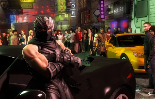 Улица, art, ninja, fan, ryu hayabusa