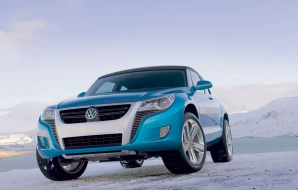 Небо, лёд, Volkswagen, залив, Concept A