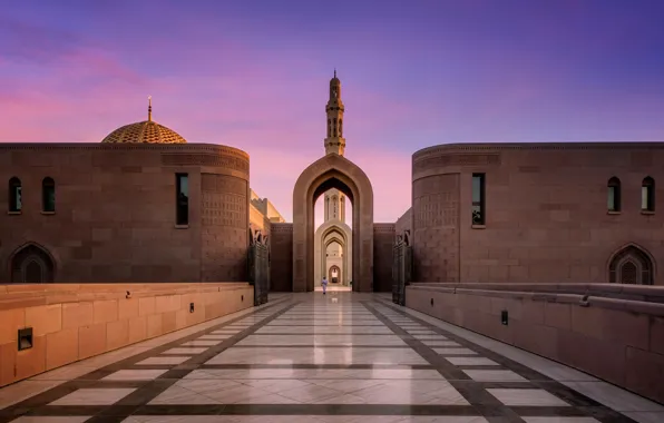 Мечеть, вера, Оман, Sultan Qaboos Grand Mosque, Мечеть Султана Кабуса, Маскат