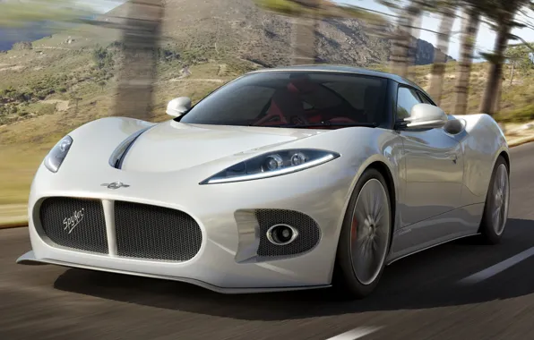 Дорога, Concept, горы, вид, спереди, Spyker, Venator