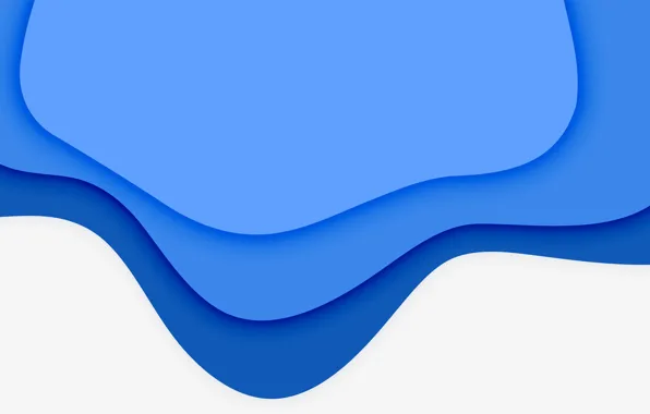 Белый, абстракция, фон, голубой, Abstract, design, blue, background