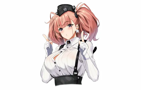 Girl, long hair, anime, beautiful, purple eyes, pretty, redhead, attractive