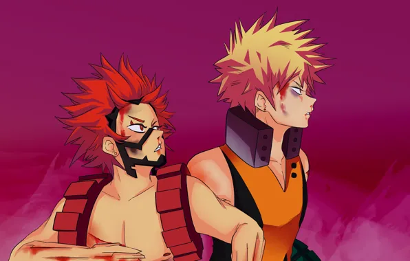 Фон, аниме, арт, парни, Boku no Hero Academia, Моя геройская акадеимя