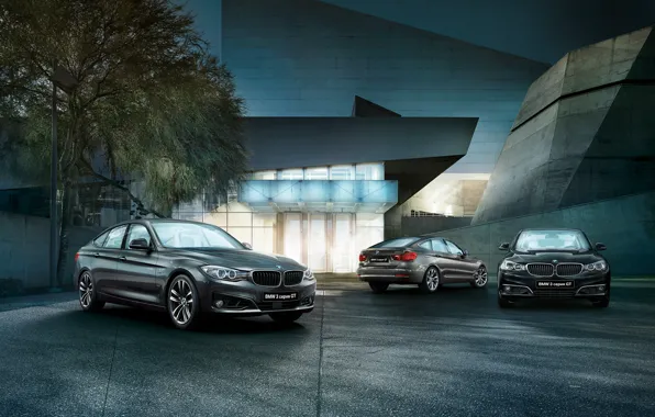 Картинка бмв, BMW, 3 series, гран туризмо, Gran Turismo, 2015