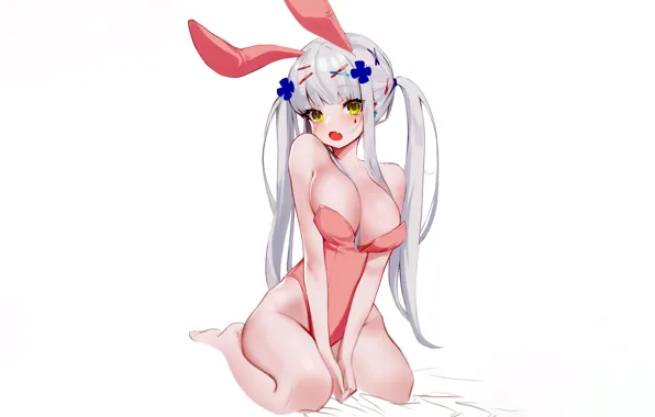 Girl, sexy, cleavage, long hair, boobs, anime, beautiful, pretty