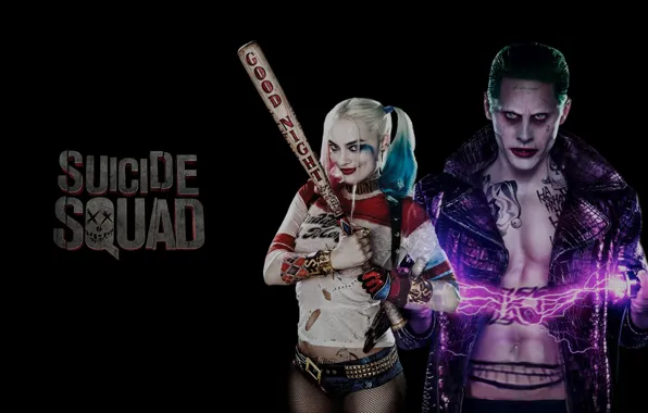 Герои, joker, dc comics, harley quinn, злодеи, suicide squad, отряд самоубийц