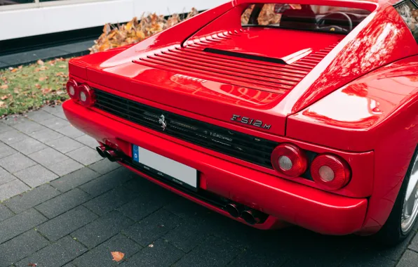 Картинка Ferrari, logo, rear, 512, badge, Ferrari 512 M