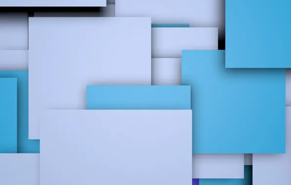 Голубой, квадраты, геометрия, design, color, material