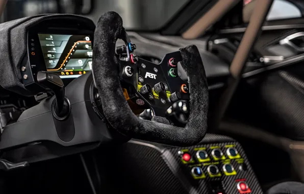 Audi, steering wheel, R8, ABT XGT, ABT Audi R8