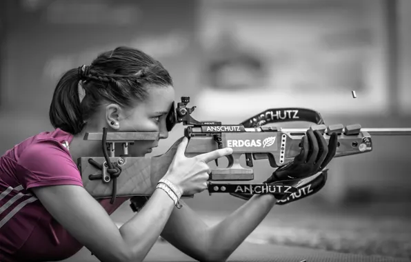 Sport, girl, nice, ANSCHUTZ, Biathlon