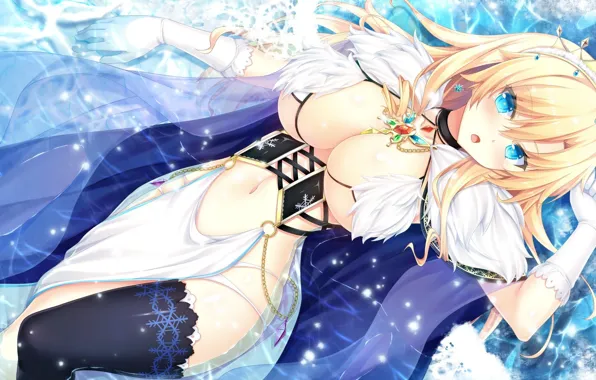 Kawaii, boobs, big, breast, anime, tits, blonde, big tits
