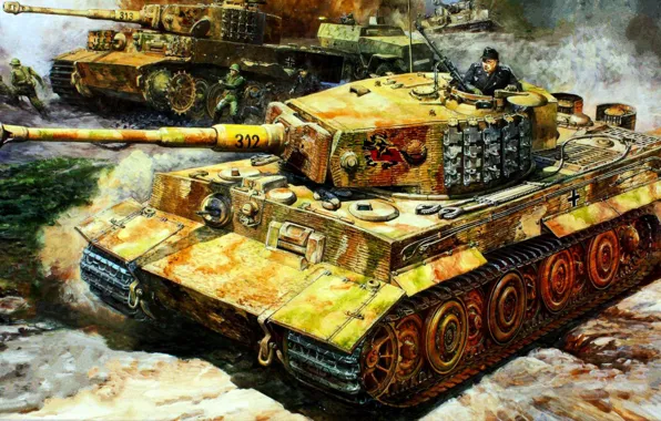 Тигр, времён Второй мировой войны, Panzerkampfwagen VI, немецкий тяжёлый танк