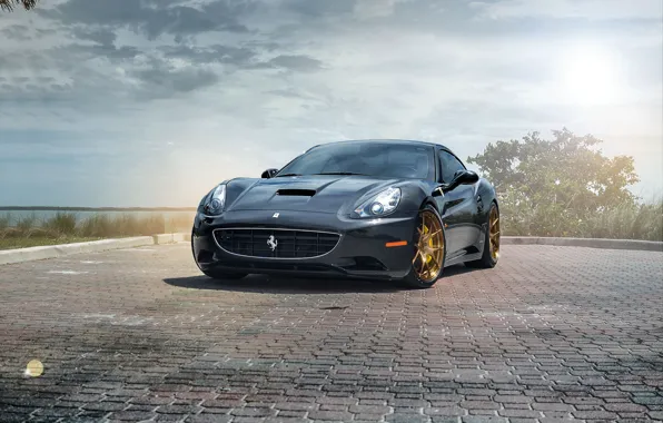 Картинка Ferrari, California, Wheels, Strasse