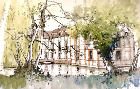 Рисунок, Normandy, Nonancourt, Arrondissement d’Évreux