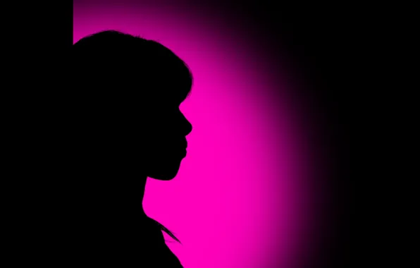 Light, woman, colour, silhouette