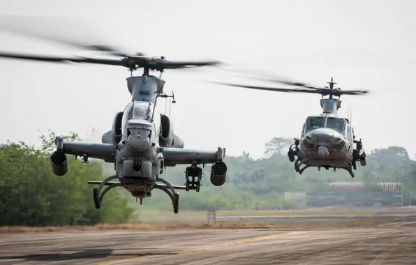 Вертолет, UH-1Y Venom, US Marine Corps, AH-1Z Viper