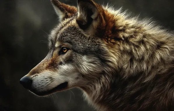 Картинка nature, predator, animal, wolf, wildlife, portrait, portrait., Canis lupus. face